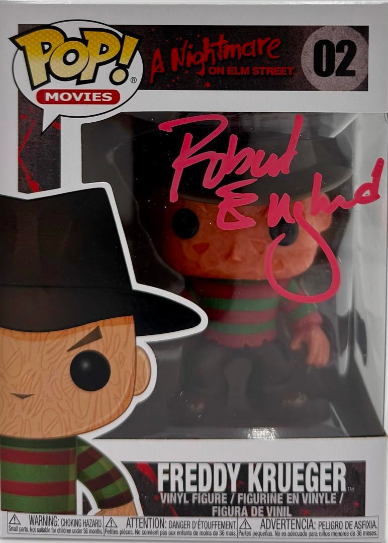 Robert Englund Signed Funko Pop #02 "Freddy Krueger" (Nightmare On Elm Street) - Beckett COA #02